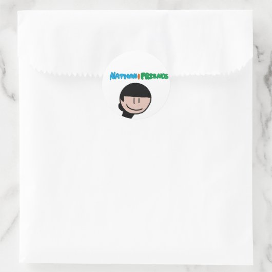 Nathan and Friends- Shawn Sticker (Tasche)