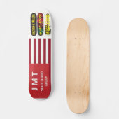 NATHAN E MILLER MUSCLEDUCK Skateboard, 7¾ Zoll Dec Skateboard (Vorderseite)