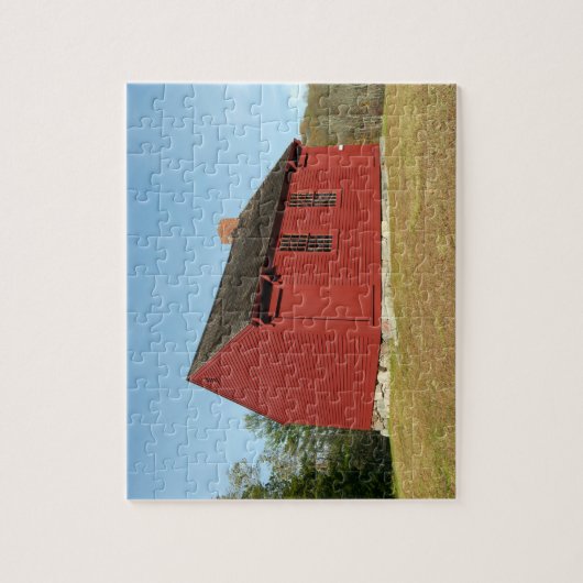 Nathan Hale Schoolhouse (East Haddam) Puzzle (Vertikal)