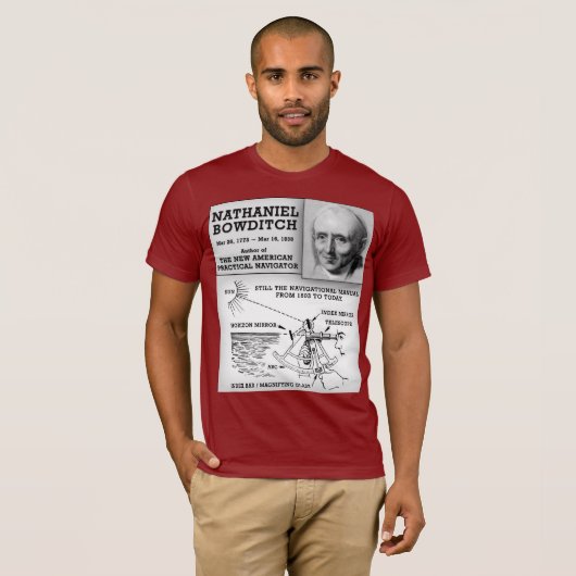 Nathaniel Bowditch T-Shirt (Vorne ganz)
