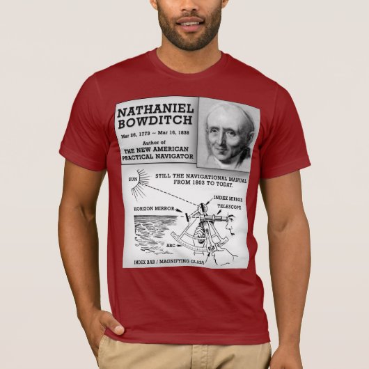 Nathaniel Bowditch T-Shirt (Vorderseite)
