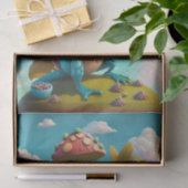 Nathaniel Drinks Coffee, Lizard Seidenpapier (Geschenk)