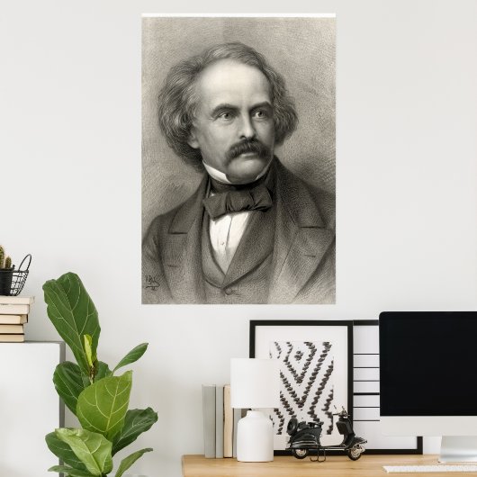 Nathaniel Hawthorne Poster (Heimbüro)