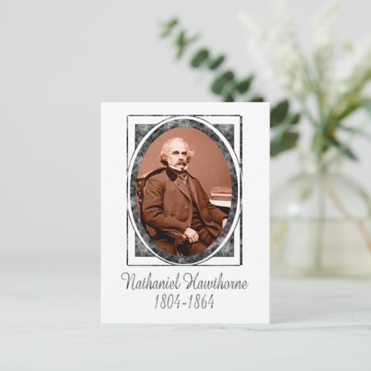 Nathaniel Hawthorne Postkarte (Stehend Vorderseite)