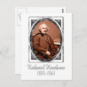 Nathaniel Hawthorne Postkarte (Vorne/Hinten)