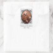 Nathaniel Hawthorne Runder Aufkleber (Tasche)