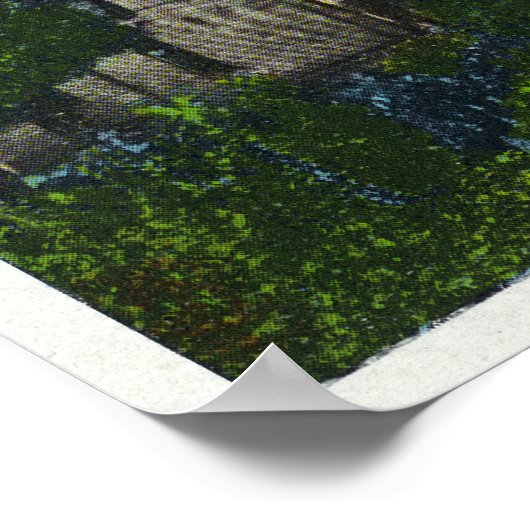 Nathaniel Hawthorne Statue View Poster (Ecke)