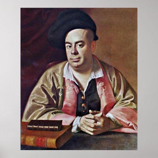 Nathaniel Hurd-Portrait von John Singleton Copley Poster (Vorne)