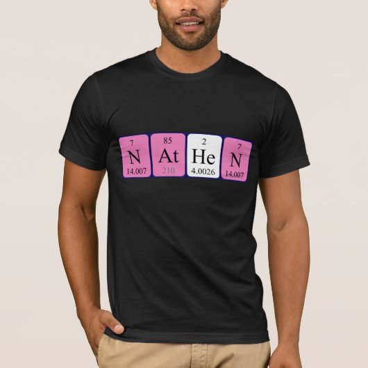 NATHE Periodenname Shirt (Vorderseite)