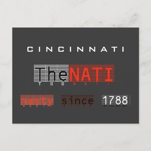 NATI (Cincinnati) 1788 Postkarte (Vorderseite)