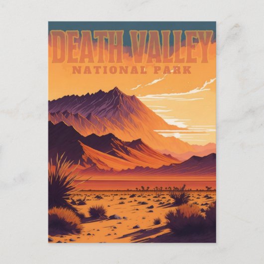 Natinonaler Park Death Valley Postkarte (Vorderseite)