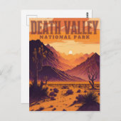 Natinonaler Park Death Valley Postkarte (Vorne/Hinten)
