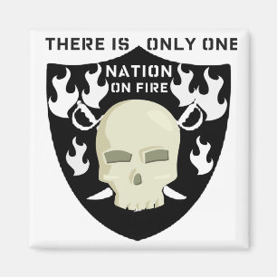 NATION AUF FEUER - ES GIBT NUR EINS dort ist nur O Magnet