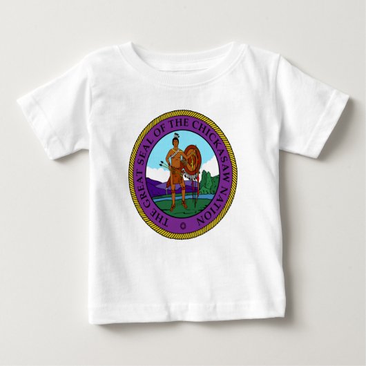 Nation Chickasaw Siegel Baby T-shirt (Vorderseite)