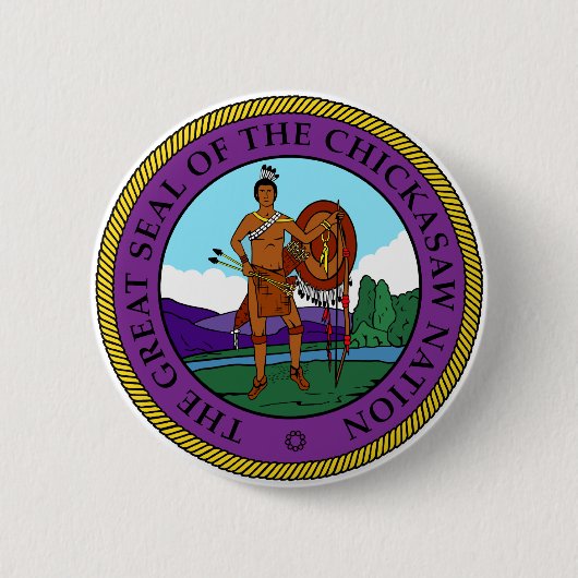 Nation Chickasaw Siegel Button (Vorderseite)