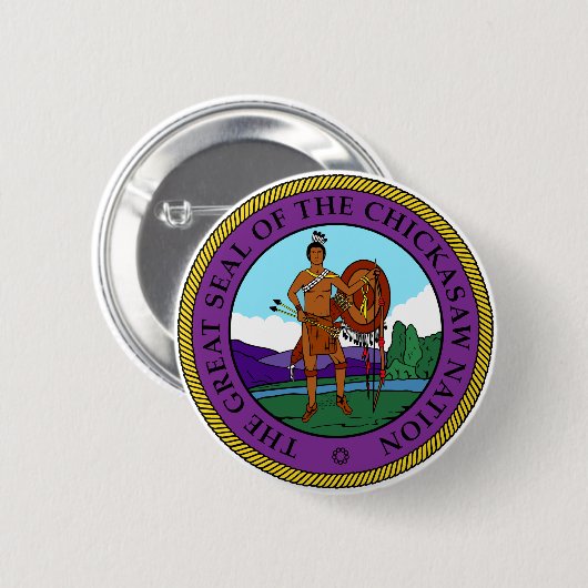Nation Chickasaw Siegel Button (Vorne & Hinten)