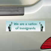 Nation des Immigrant-Autoaufklebers Autoaufkleber (Auf Auto)