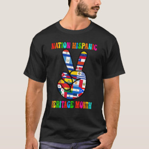 Nation Hispanic Heritage Month Christmas 2023 Outf T-Shirt