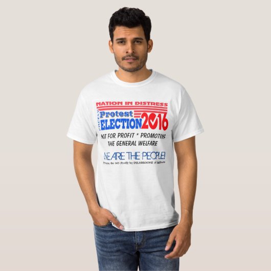 Nation in der Bedrängnis! Protest-T - Shirt (Vorne ganz)