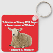 Nation of Sheep Schlüsselanhänger (Rückseite)