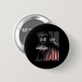 Nation under God Trump 2024 God American Flag 1 Button (Vorne & Hinten)
