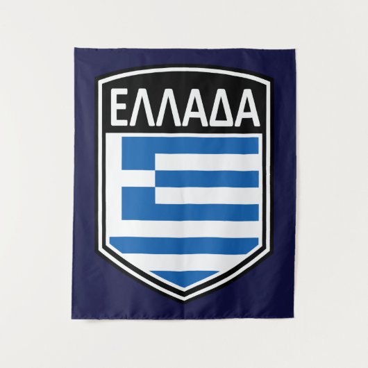 National - Ελλάδα Wandteppich (Vorderseite)