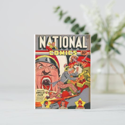 national - 1 postkarte (Stehend Vorderseite)