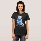 National Addisons Disease Awareness Month Blue Rib T-Shirt (Vorne ganz)