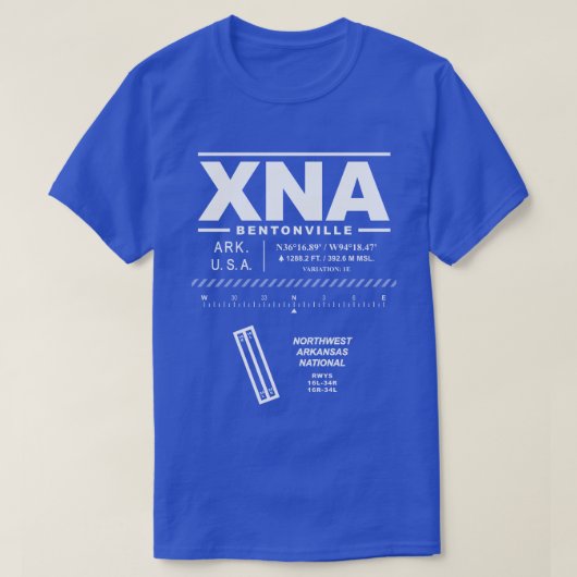 National Airport XNA T-Shirt (Design vorne)