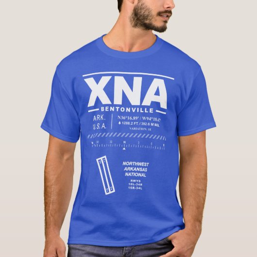 National Airport XNA T-Shirt (Vorderseite)