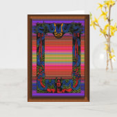 National American Art Grußkarte Karte (Gelbe Blume)