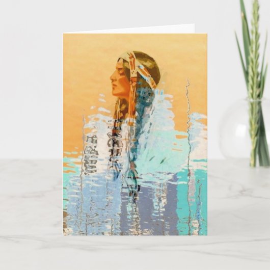 National American Greeting Card Harrison Fisher Karte (Vorderseite)