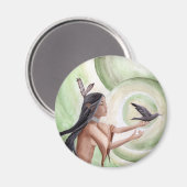 National American Magnet Amerikanische Ureinwohner (Vorderseite/Rückseite)