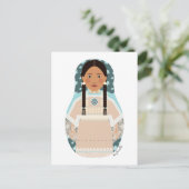 National American Matryoshka Postcard Postkarte (Stehend Vorderseite)