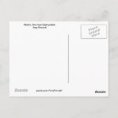 National American Matryoshka Postcard Postkarte (Rückseite)