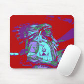 National American Pop Art Mouse Mat Mousepad (Mit Mouse)