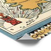 National American Stamme Nation Map Poster (Ecke)