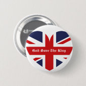 National Anthem/Britische Flagge Button (Vorne & Hinten)