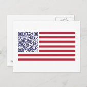 National Anthem QR Code Postkarte (Vorne/Hinten)