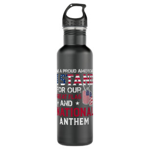 National Anthem - USA Flag Design Edelstahlflasche