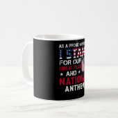 National Anthem - USA Flag Design Kaffeetasse (Vorderseite Links)