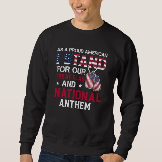 National Anthem - USA Flag Design Sweatshirt (Vorderseite)