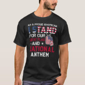 National Anthem - USA Flag Design T-Shirt (Vorderseite)