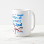 national Assistent princeipal flamingo  Kaffeetasse (VorderseiteRechts)