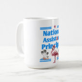 national Assistent princeipal flamingo  Kaffeetasse (Vorderseite Links)
