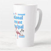 national Assistent princeipal flamingo  Milchtasse (Rechte Ecke)