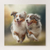 National Australian Shepherd Day, Aussie Dog Puzzle (Vertikal)