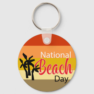 National Beach Day Schlüsselanhänger