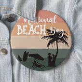 National Beach Day Sign Button (Beispiel)