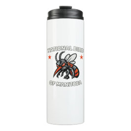 National Bird Manitoba Funny Mosquito Travel Mug Thermosbecher